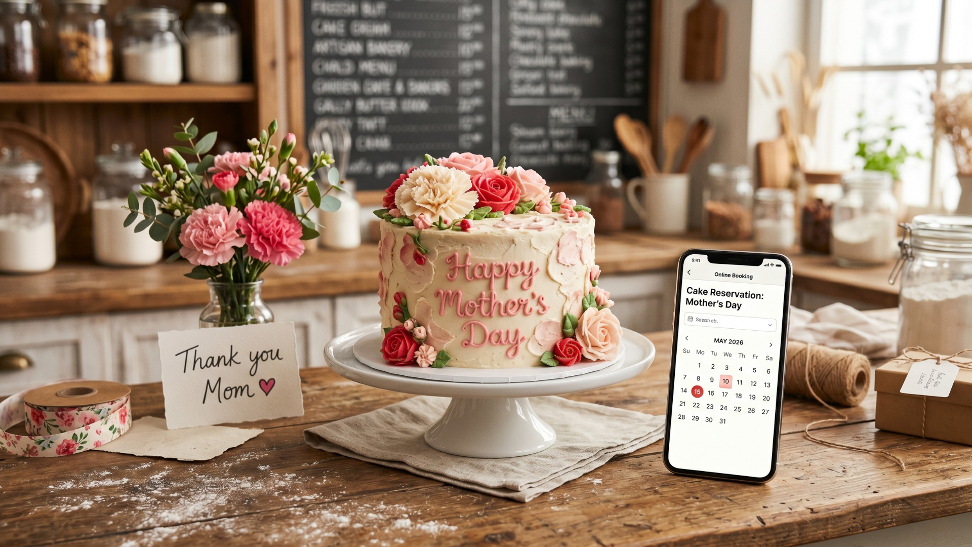ケーキ屋さんの母の日対策2026｜予約・売上を最大化する7つの準備ステップ
