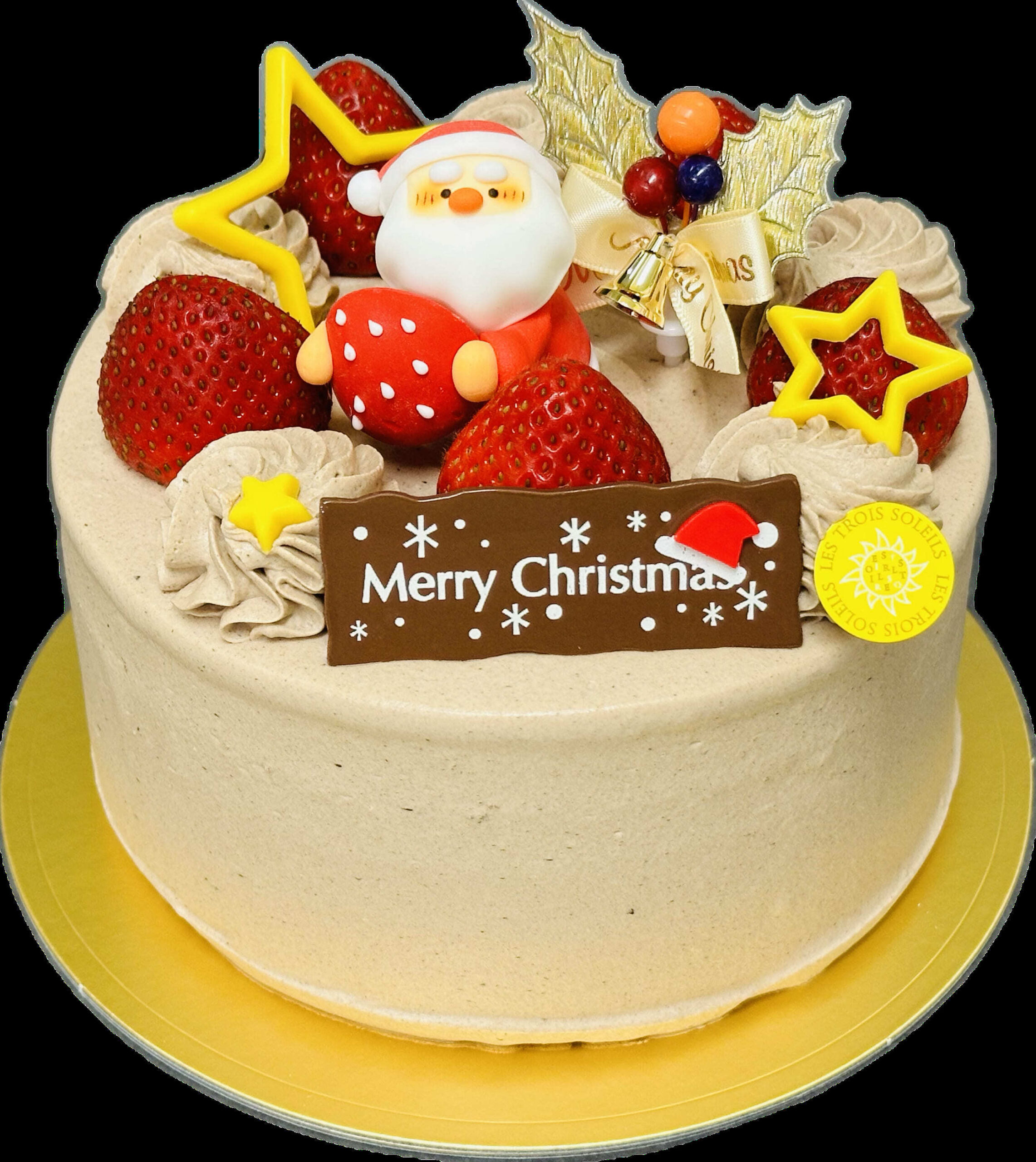 パティスリー レ・トロワ・ソレイユの店頭で撮影したクリスマスケーキの通常写真