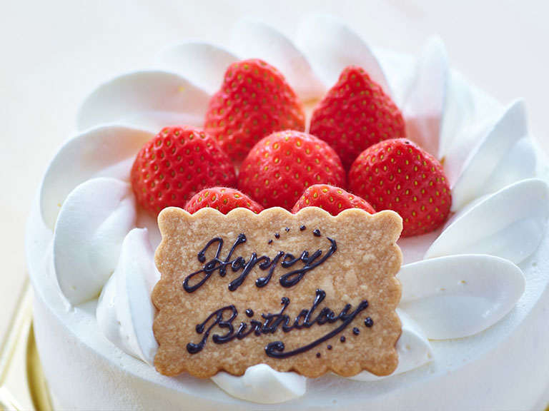 パティスリー ヒカリノ木のシャンテオフリュイ（生クリームのデコレーションケーキ）