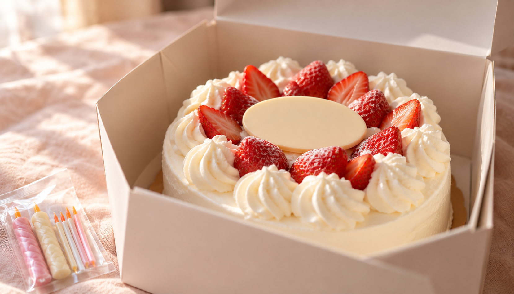 誕生日ケーキのプレートメッセージ文例｜何文字まで？20文字に収まる関係別の例とろうそくの本数