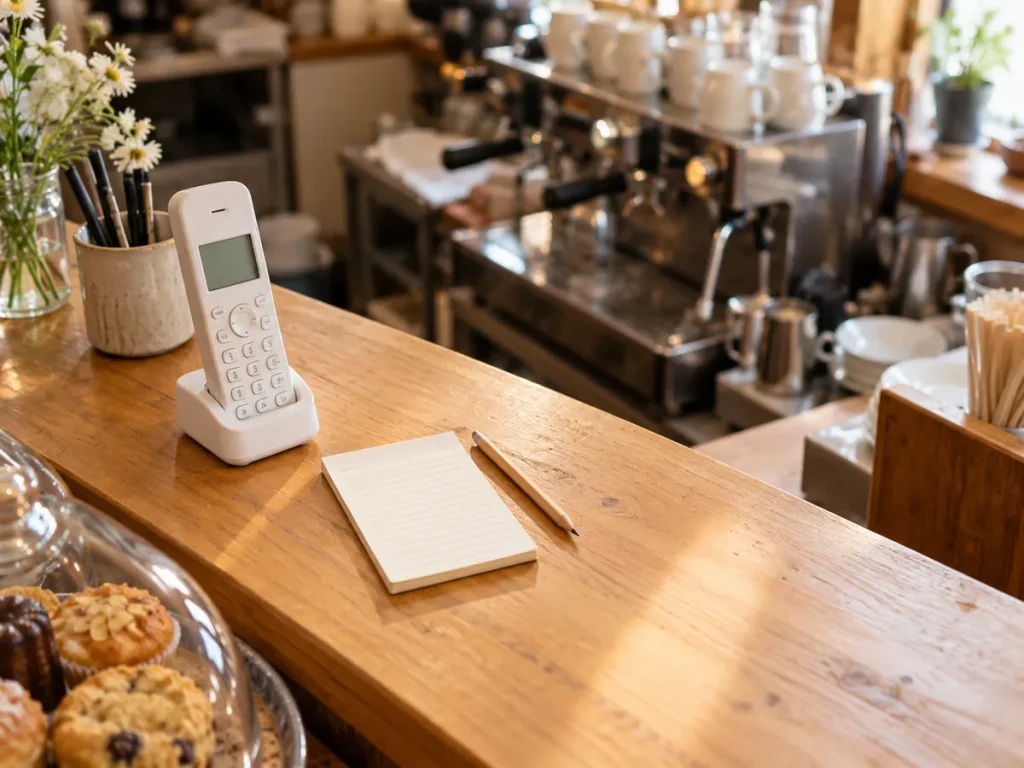 カフェ テイクアウト 予約 電話 注文メモ カウンター