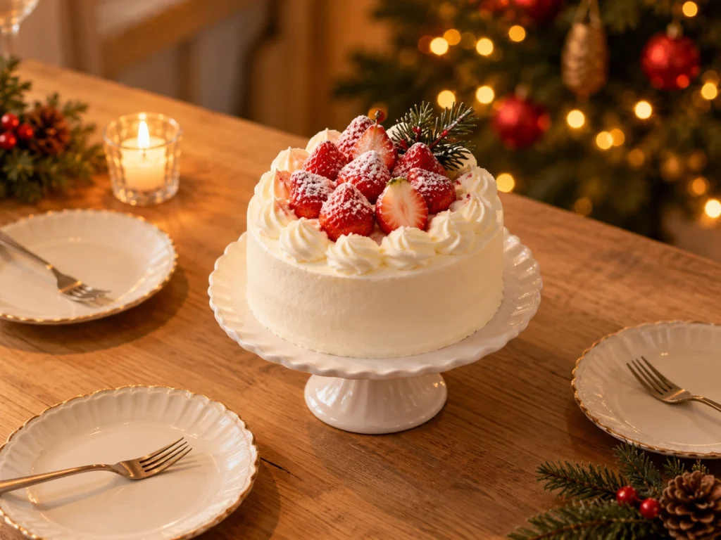 クリスマスケーキ 4号 何人分 小さめ 家族