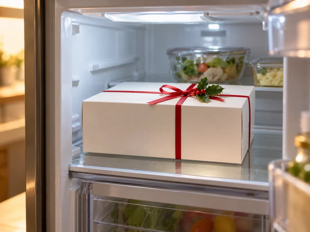 クリスマスケーキ 前日 受け取り 冷蔵庫 保存 箱