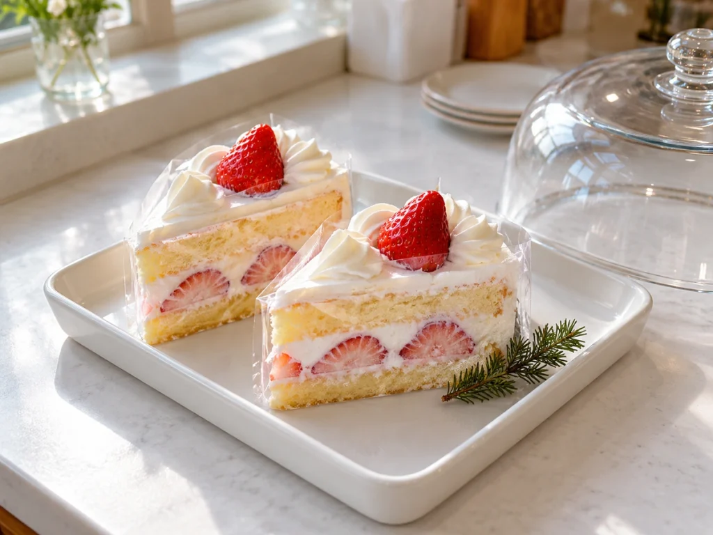 クリスマスケーキ 残った 保存 切り分け ラップ 冷蔵庫