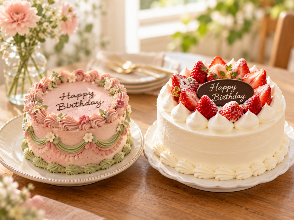センイルケーキ 普通の誕生日ケーキ 違い